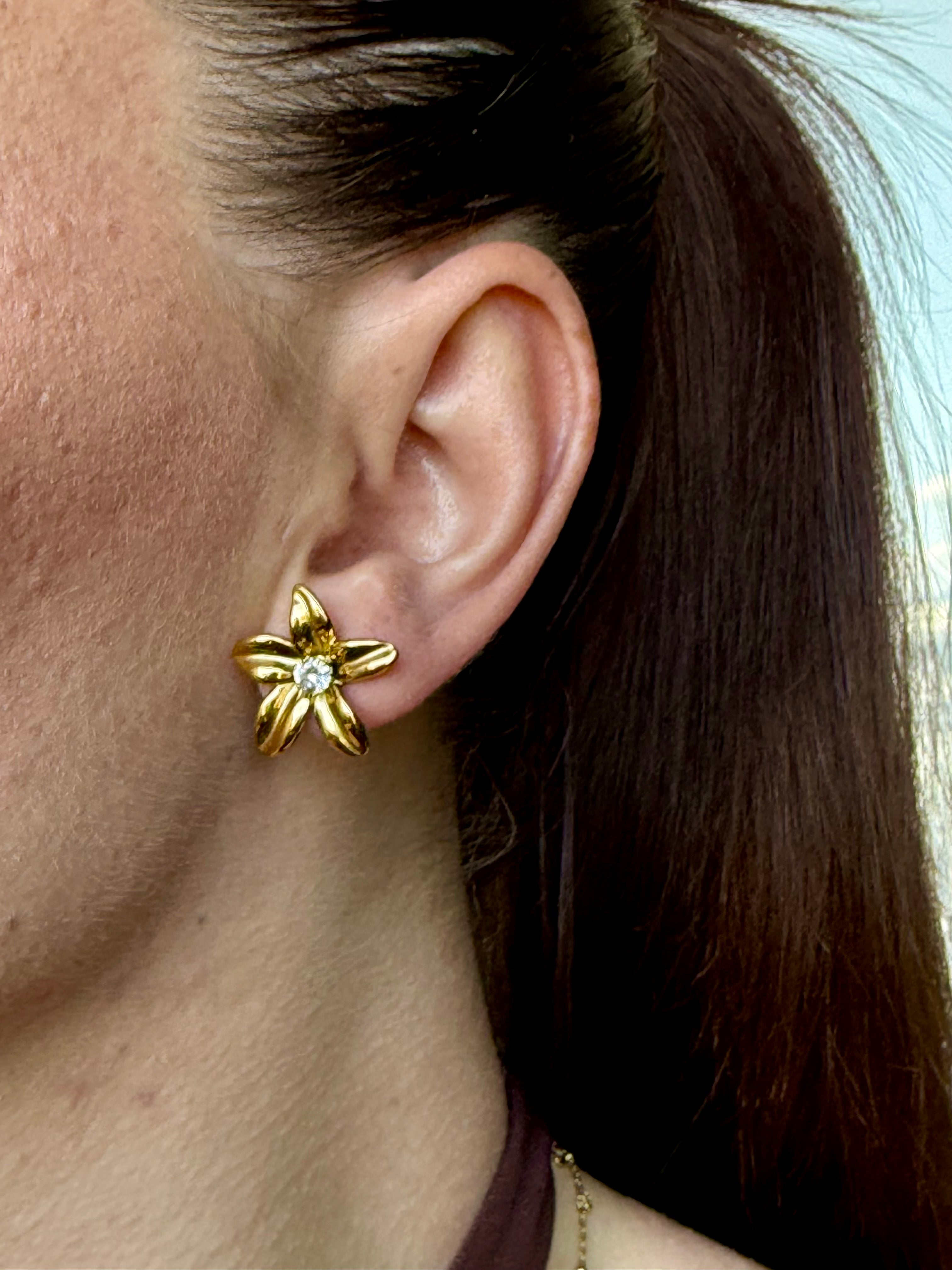 Boucles d'oreilles Dahlia